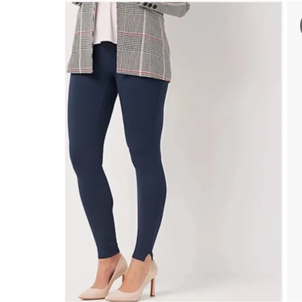 Spanx‎ Navy Ponte Leggings Size Small Petite